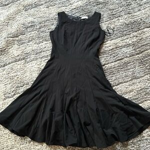 Calvin Klein women dress lined 4 black EUC